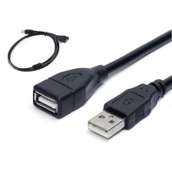 2.0 USB anya - USB apa  hosszabbító kábel 3 m