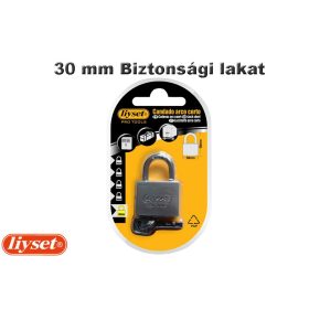 LIYSET 30 mm Biztonsági lakat, ezüst színű