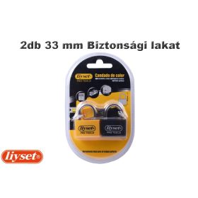 LIYSET 2db 33 mm Biztonsági lakat