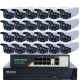 24 KAMERÁS 5MP, IP, PoE SWITCH, AI, 60M IR, H.265, ONVIF CSŐKAMERA RENDSZER
