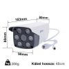 24 KAMERÁS 5MP, IP, PoE SWITCH, AI, 60M IR, H.265, ONVIF CSŐKAMERA RENDSZER