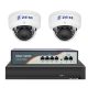 2 KAMERÁS 5MP IP, PoE , AI, H.265/H.265+, ONVIF DOME KAMERA RENDSZER 