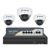 3 KAMERÁS 5MP IP, PoE , AI, H.265/H.265+, ONVIF DOME KAMERA RENDSZER 