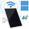 Napelemes 4G SIM Kártyás Router és 2db 5MP Napelemes Wifi-s Biztonsági Kamera Rendszer 