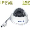 5 KAMERÁS 5MP IP, PoE SWITCH, H.265, ONVIF DOME  KAMERA RENDSZER 