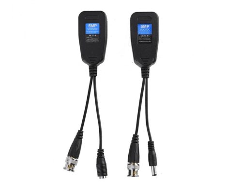 RJ45 UTP-KOAX video Balun 1pár, 5MP