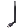 USB 2.0 nagy sebességű Wifi adapter 2.4GHz 5dBI antennával asztali számítógéphez