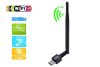 USB 2.0 nagy sebességű Wifi adapter 2.4GHz 5dBI antennával asztali számítógéphez