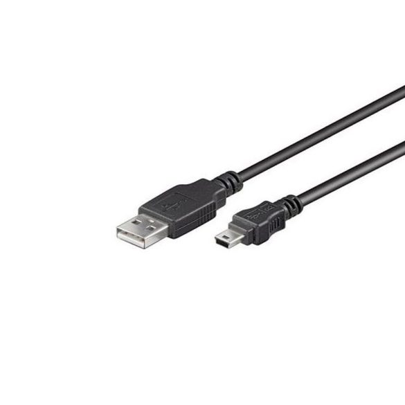 2.0 USB apa - Mini USB apa 1.5m/3m átalakitó kábel