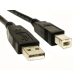 2.0 USB nyomtató kábel 1.5m/3m