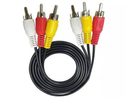 3x RCA kábel 1,5 méteres