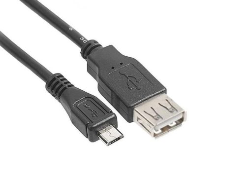 2.0 USB anya - Micro USB apa 3m átalakító kábel 
