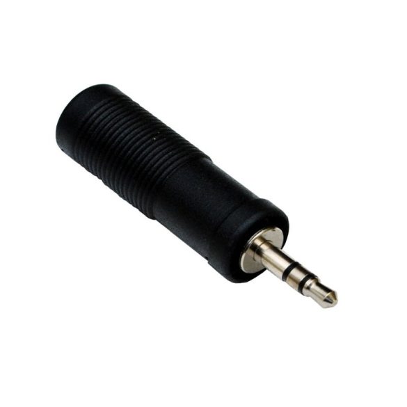 Jack dugó átalakító adapter 3.5 mm sztereo Jack dugó - 6.35 mm sztereo Jack aljzat