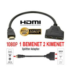 1080P HDMI elosztó 30cm 1 bemenet 2 kimenet 