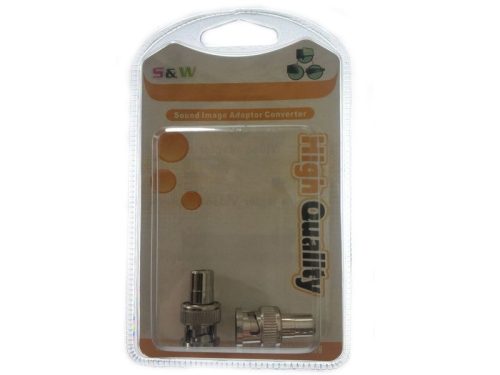 BNC dugó - RCA aljzat átalakító adapter