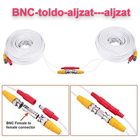 BNC toldó adapter aljzat-aljzat 