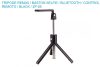 Remax ZP-26 szelfi bot tripod állvány, vezeték nélküli Bluetooth távirányítóval, 3 az 1-ben 