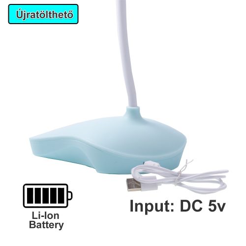 Újratölthető 3 fokozat Fényerő asztali LED lámpa