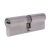 80 mm-es (40/40) cink ötvözet dupla nyitású zárbetét – 5 db kulccsal, 6 csapos biztonsági rendszer