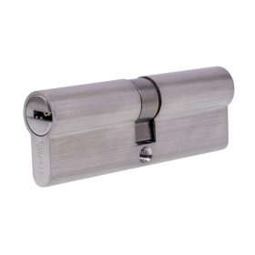   90 mm-es (45/45) réz ötvözet dupla nyitású zárbetét – 5 db kulccsal, 5 csapos biztonsági rendszer