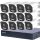 8MP H.265x IP POE SWITCH 12db-os 4mm BULLET Kamerás Biztonsági Rendszer IP66 Vízálló Éjjel Nappal színes látás Hangrögzítés
