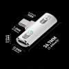 2 az 1-ben Prémium USB-C Adapter – 100W PD, 10Gbps Adatátvitel és Hi-Fi Audio