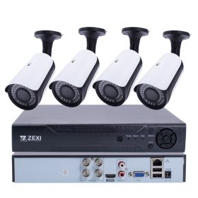   4 KAMERÁS 2MP FULL HD 2.8 mm, AHD KÜLTÉRI CSŐ KAMERA RENDSZER, 30M INFRÁVAL