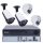 4 Kamerás 2MP FULL HD AHD mix biztonsági kamerarendszer, 2 dome + 2 cső kamera kültéri/beltéri