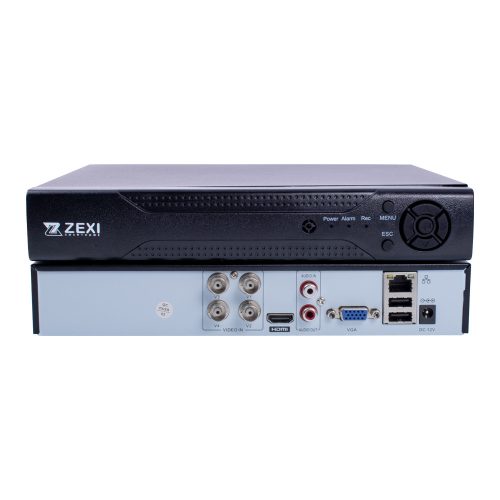 4 csatornás AHD 5MP DVR rögzítő H.265, 5IN1, ONVIF, 4K kimenet