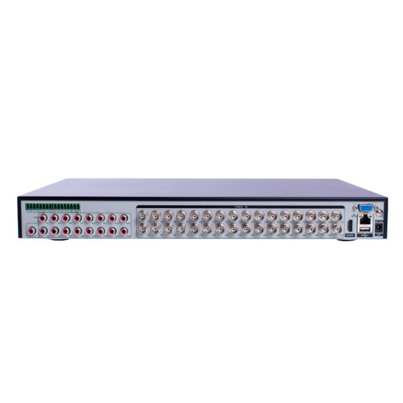 32 csatornás AHD 5MP DVR rögzítő H.265, 5IN1, ONVIF