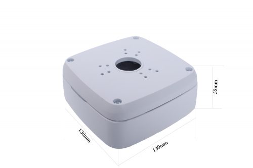 Alumínium kültéri szerelődoboz 130*130*52mm