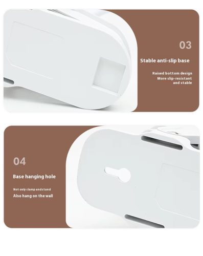 Csipeszes LED-es asztali lámpa, USB-s újratölthető asztali lámpa, éjjeli olvasólámpa, érintésvezérlés, 3 fényerő-szabályozási mód, szemvédelem
