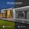 2MP HD fekete WiFi PTZ IP kamera kültéri otthoni biztonsági kamera automatikus követés iCsee APP