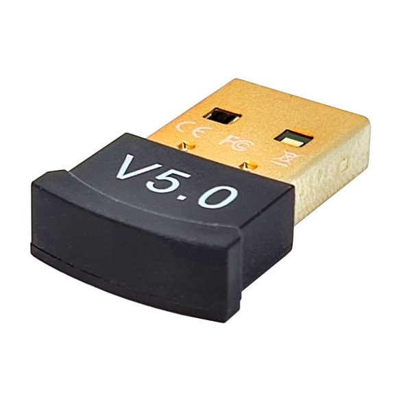 Bluetooth 5.0 USB adapter, V 5.0 protokoll, vezeték nélküli audio adó-vevő hardverkulcs, számítógép hangszóróhoz