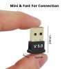 USB Bluetooth V 5.0 Adapter Mini Bluetooth Dongle Music Sound Bluetooth adó-vevő adapter PC számítógéphez