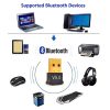 USB Bluetooth V 5.0 Adapter Mini Bluetooth Dongle Music Sound Bluetooth adó-vevő adapter PC számítógéphez