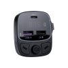 C48 autós Bluetooth 5.3v FM adó Dual USB + C típusú gyors autós töltővel