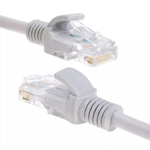 1m-es Szerelt alú-réz ethernet beltéri  UTP Cat5e patchkábel