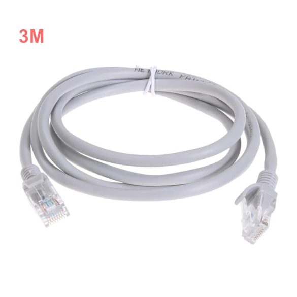3m-es nagy sebességű Cat5 LAN Ethernet kábel 