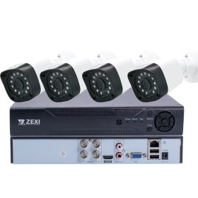   4 MINI AHD KAMERA RENDSZER KÜLTÉRI / BELTÉRI 2MP, H.265+, IR 30M, VÍZÁLLÓ