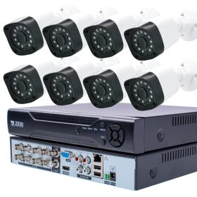   8 MINI AHD KAMERA RENDSZER 2.0 MP 3.6mm KÜLTÉRI / BELTÉRI H.265+, IR 30M, VIZÁLÓ