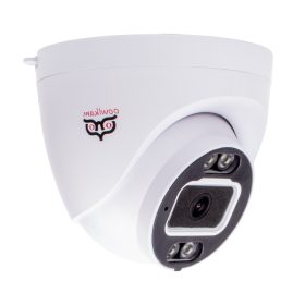   OOWLKAM 4MP IP PoE fix 3.6mm lencsével beltéri Turret biztonsági kamera mikrofonnal, hibrid INFRA LED-el