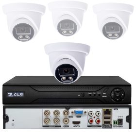   5MP 2.8mm AHD Turett kamera készlet, 1-tól 4-ig választható kamerát, starlight világítással