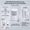 2 megapixeles 1080P HD 4 az 1-ben mozgásérzékelőben rejtett kamera 3,7 mm-es IR-rel, AHD, CVI, TVI, CVBS és analóg támogatással