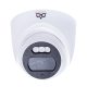 3 megapixeles, 2.8 mm-es objektívvel szerelt IP-alapú PoE Turret, beltéri használatra, színes éjszakai látással, mikrofonnal