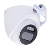 3 megapixeles, 2.8 mm-es objektívvel szerelt IP-alapú PoE Turret, beltéri használatra, színes éjszakai látással, mikrofonnal