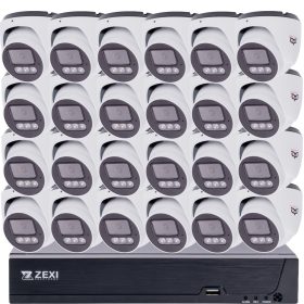   Oowlkam 24 Turret kamera, 5MP 2.8mm/F1.6, IP POE, hibrid IR, mikrofonos, alumínium ház