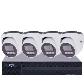  Oowlkam 4 Turret kamera, 5MP 2.8mm/F1.6, IP POE, hibrid IR, mikrofonos, alumínium ház