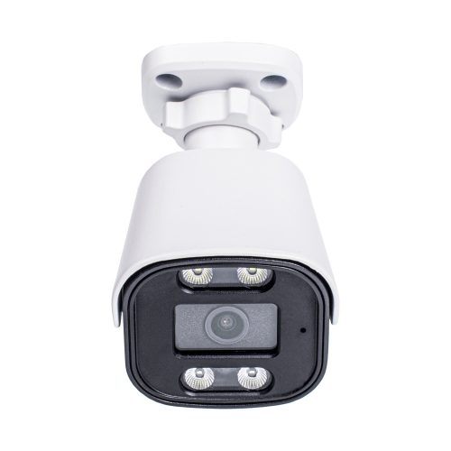 5MP 2,8mm UHD kültéri Bullet PoE IP megfigyelő kamera (Xmeye) szines éjszakai látással, hanggal és mesterséges intelligenciával, arcfelismeréssel és Onvif 