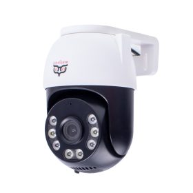   Oowlkam 3MP 2,4/5 GHz Kétsávos WiFi Okos Kültéri/Beltéri Smart Biztonsági Kamera iCsee APP – Fehér Fekete